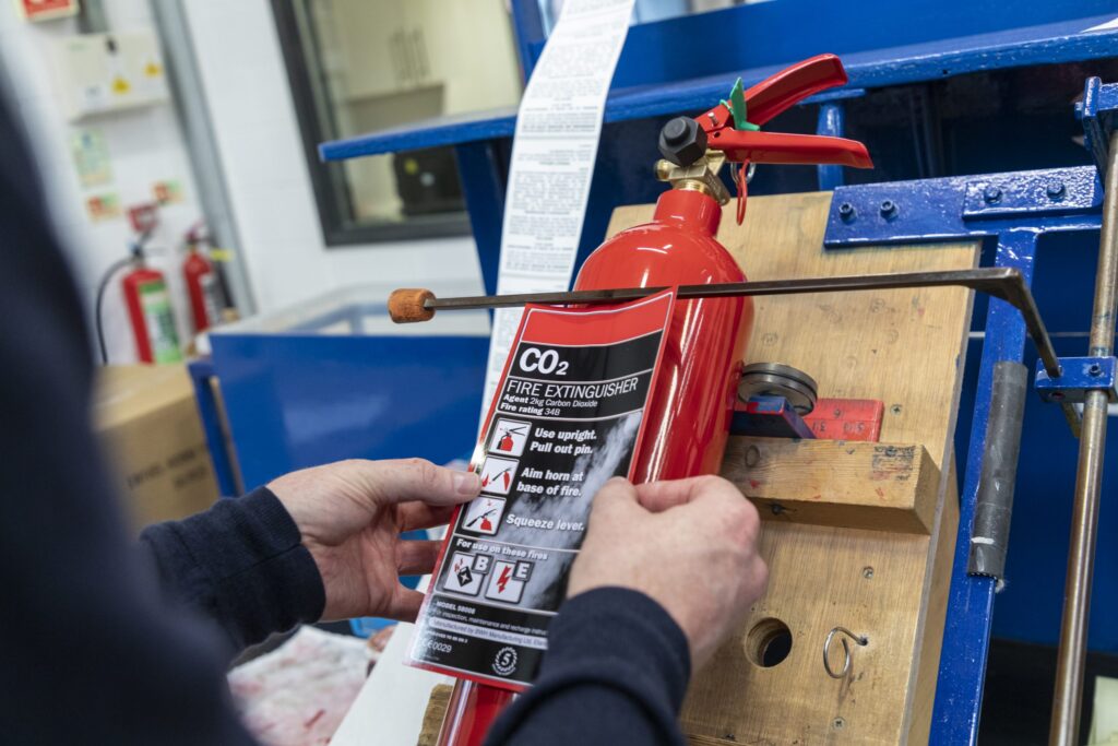 CO2 fire extinguishers